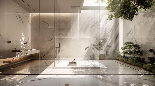 Douche italienne ouverte : avantages et conseils